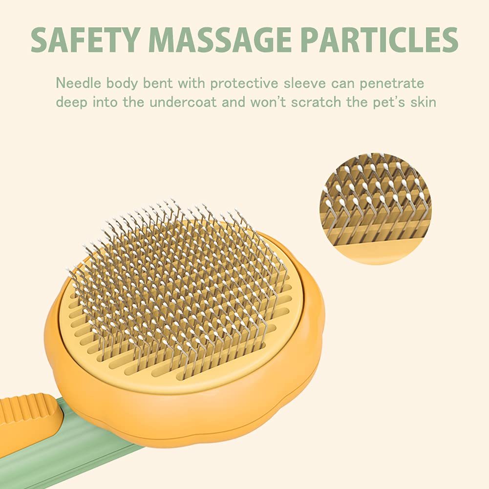 Self Cleaning Slicker Comb For Dog, Cat, Rabbit & more