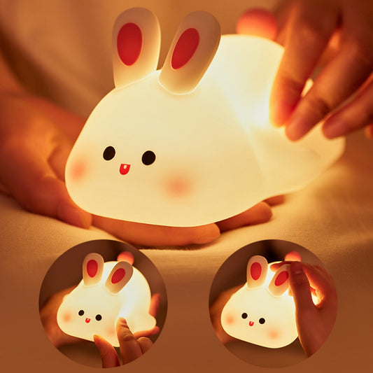 Bunny Night Light | Silicone Led Squishy Animal Lamp
