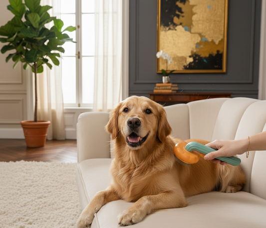 Self Cleaning Slicker Comb For Dog, Cat, Rabbit & more