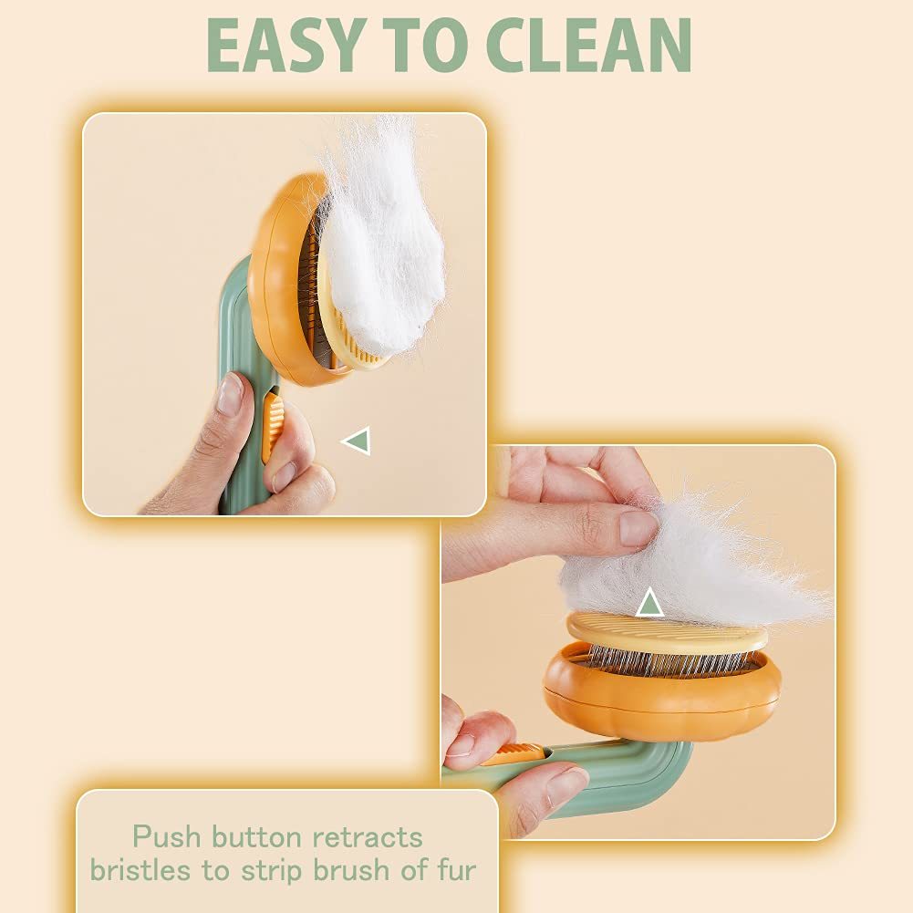 Self Cleaning Slicker Comb For Dog, Cat, Rabbit & more