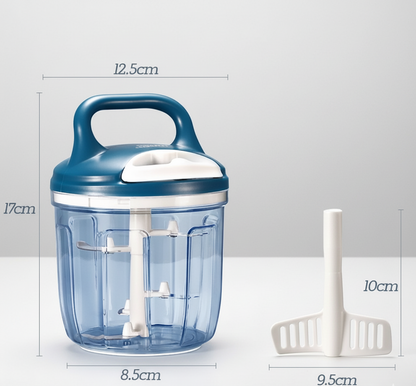Mini Drawstring Manual Hand Pull Multifunctional Vegetable Cutter