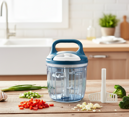 Mini Drawstring Manual Hand Pull Multifunctional Vegetable Cutter